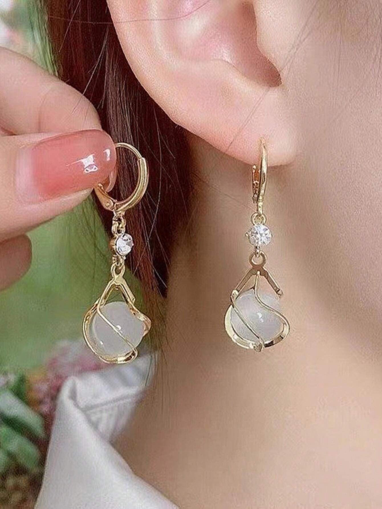 Ethel™ - 優雅珍珠耳環